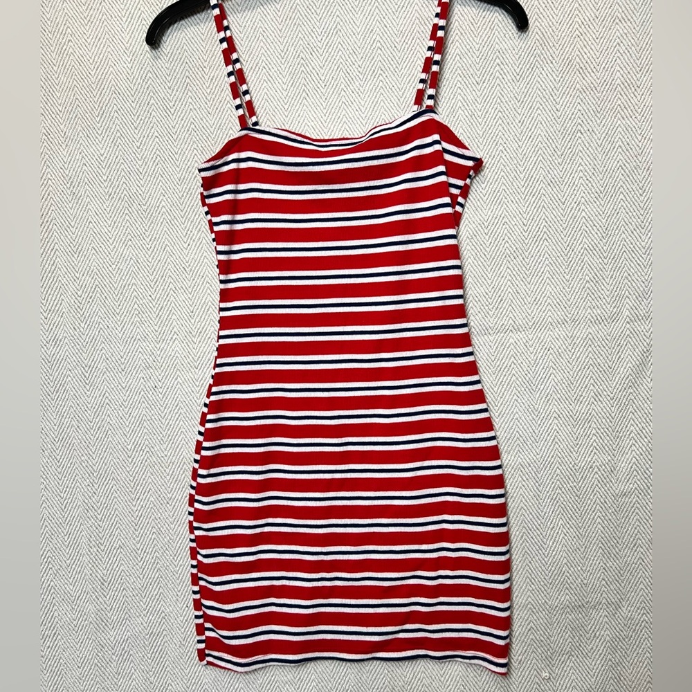 RED WHITE BLUE MINI DRESS
